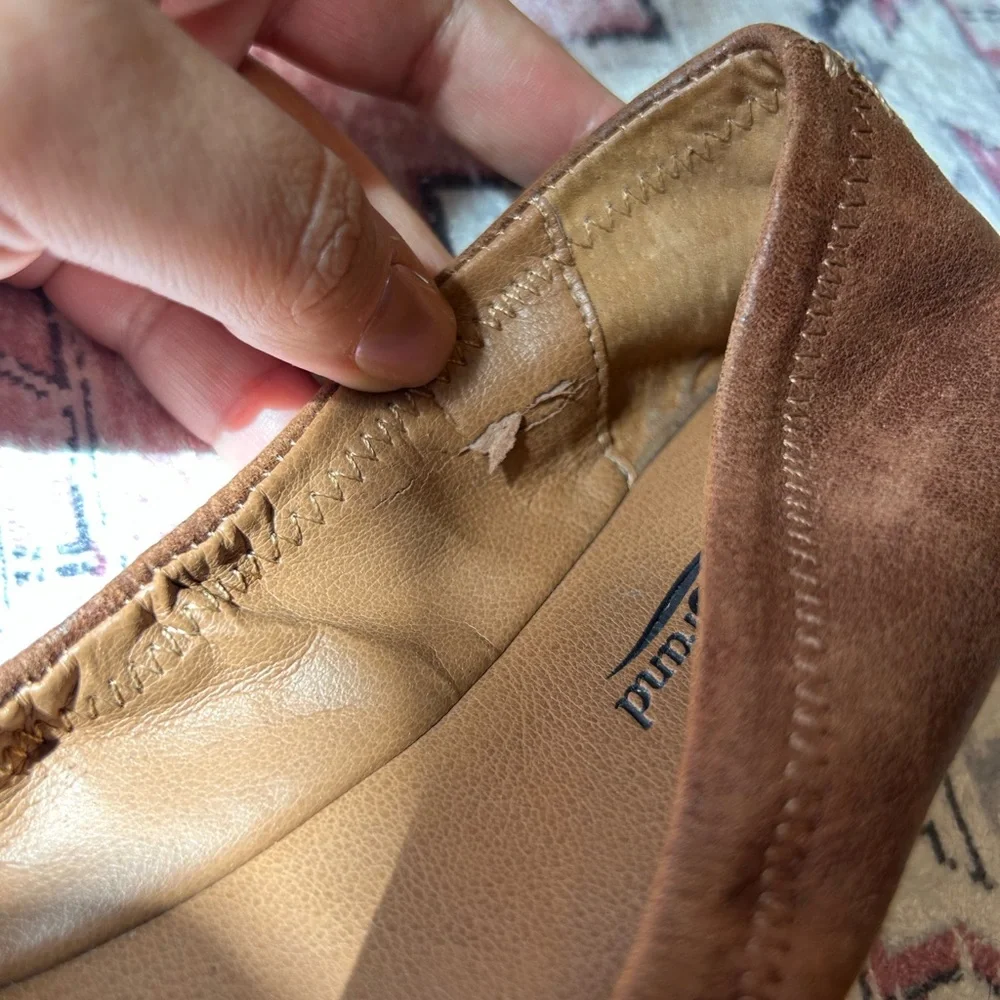 Lucky Brand Brown Leather Flats - Picture 8 of 8